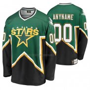 Camiseta Hockey Dallas Stars Personalizada Premier Heritage Verde