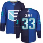 Camiseta Hockey Europa Europe Zdeno Chara Premier 2016 World Cup Azul