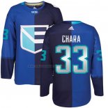 Camiseta Hockey Europa Europe Zdeno Chara Premier 2016 World Cup Azul