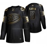 Camiseta Hockey Golden Edition Anaheim Ducks Paul Kariya Retired Jugador Autentico Negro