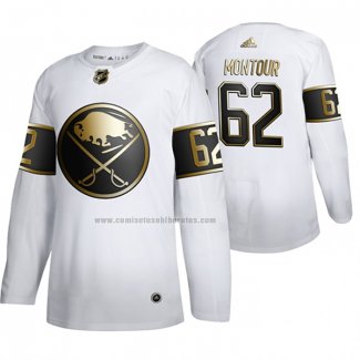 Camiseta Hockey Golden Edition Buffalo Sabres Brandon Montour Autentico Blanco