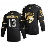 Camiseta Hockey Golden Edition Florida Panthers Vinnie Hinostroza Limited Autentico 2020-21 Negro