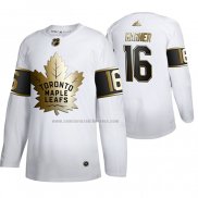 Camiseta Hockey Golden Edition Toronto Maple Leafs Mitch Marner Limited Blanco