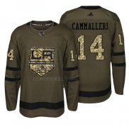 Camiseta Hockey Los Angeles Kings Michael Cammalleri Salute To Service Verde Militar