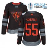 Camiseta Hockey Mujer America del Norte Mark Scheifele Premier 2016 World Cup Negro