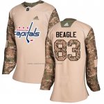 Camiseta Hockey Mujer Washington Capitals Jay Beagle Autentico 2017 Veterans Day Camuflaje