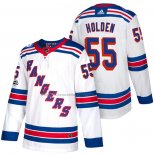 Camiseta Hockey New York Rangers Nick Holden Autentico Segunda 2018 Blanco