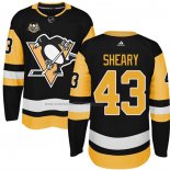 Camiseta Hockey Nino Pittsburgh Penguins Conor Sheary 50 Anniversary Primera Premier Negro