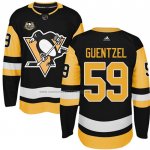 Camiseta Hockey Nino Pittsburgh Penguins Jake Guentzel 50 Anniversary Primera Premier Negro