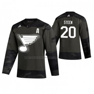 Camiseta Hockey St. Louis Blues 2023 St. Patrick's Day Autentico Verde
