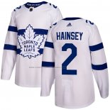 Camiseta Hockey Toronto Maple Leafs Ron Hainsey Autentico 2018 Stadium Series Blanco