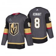 Camiseta Hockey Vegas Golden Knights Griffin Reinhart Bound Patch 2018 Stanley Cup Final Gris