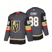 Camiseta Hockey Vegas Golden Knights Nate Schmidt Steel Vegas Centennial 2017-2018 Gris