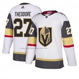 Camiseta Hockey Vegas Golden Knights Shea Theodore Blanco 2018 Segunda Jugador