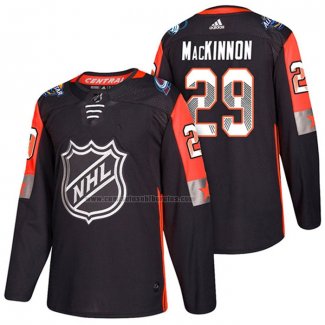 Camiseta Hockey 2018 All Star Colorado Avalanche Nathan Mackinnon Negro