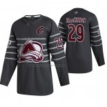Camiseta Hockey 2020 All Star Colorado Avalanche Nathan Mackinnon Autentico Gris