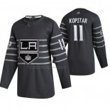 Camiseta Hockey 2020 All Star Los Angeles Kings Anze Kopitar Autentico Gris