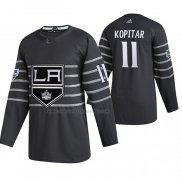 Camiseta Hockey 2020 All Star Los Angeles Kings Anze Kopitar Autentico Gris