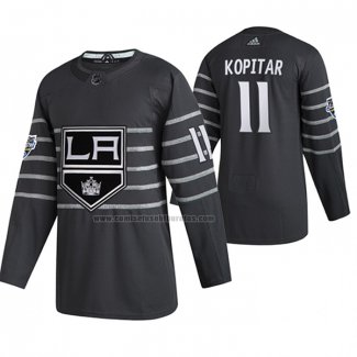 Camiseta Hockey 2020 All Star Los Angeles Kings Anze Kopitar Autentico Gris
