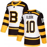 Camiseta Hockey Boston Bruins Anders Bjork Autentico 2019 Winter Classic Blanco