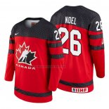 Camiseta Hockey Canada Serron Noel 2018 IIHF World Championship Jugador Rojo