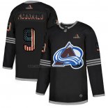 Camiseta Hockey Colorado Avalanche Lanny Mcdonald 2020 USA Flag Negro