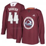 Camiseta Hockey Colorado Avalanche Mark Barberio New Season Practice Maroon