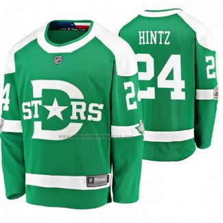 Camiseta Hockey Dallas Stars Roope Hintz Breakaway Jugador 2020 Winter Classic Verde