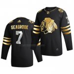 Camiseta Hockey Golden Edition Chicago Blackhawks Brent Seabrook Limited Autentico 2020-21 Negro Camiseta Hockey Golden Edition Chicago Blackhawks Brent Seabrook Limited Autentico 2020-21 Negro