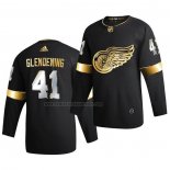Camiseta Hockey Golden Edition Detroit Red Wings Luke Glendening Limited Autentico 2020-21 Negro
