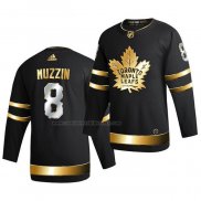 Camiseta Hockey Golden Edition Toronto Maple Leafs Jake Muzzin Limited Autentico 2020-21 Negro