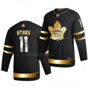 Camiseta Hockey Golden Edition Toronto Maple Leafs Zach Hyman Limited Autentico 2020-21 Negro