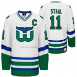 Camiseta Hockey Hartford Whalers Jordan Staal Heritage Night Throwback Blanco
