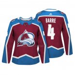 Camiseta Hockey Mujer Colorado Avalanche Tyson Barrie Autentico Jugador Maroon