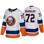 Camiseta Hockey New York Islanders Anthony Beauvillier New Outfitted 2018 Blanco