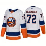 Camiseta Hockey New York Islanders Anthony Beauvillier New Outfitted 2018 Blanco