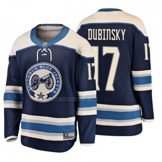 Camiseta Hockey Nino Columbus Blue Jackets Brandon Dubinsky 2019 Alterno Breakaway Azul