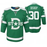 Camiseta Hockey Nino Dallas Stars Ben Bishop Replica Jugador 2020 Winter Classic Verde