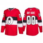 Camiseta Hockey Nino Ottawa Senators Personalizada Autentico 2017 100 Classic Rojo