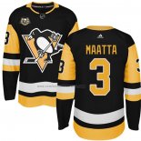 Camiseta Hockey Nino Pittsburgh Penguins Olli Maatta 50 Anniversary Primera Premier Negro