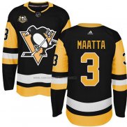 Camiseta Hockey Nino Pittsburgh Penguins Olli Maatta 50 Anniversary Primera Premier Negro