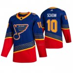 Camiseta Hockey St. Louis Blues Jordan Binnington Reverse Retro 2.0 Autentico Oro