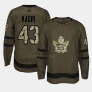 Camiseta Hockey Toronto Maple Leafs Nazem Kadri 2018 Salute To Service Verde Militar