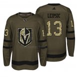 Camiseta Hockey Vegas Golden Knights Brendan Leipsic Salute To Service Verde Militar