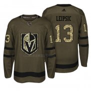 Camiseta Hockey Vegas Golden Knights Brendan Leipsic Salute To Service Verde Militar