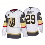 Camiseta Hockey Vegas Golden Knights Marc Andre Fleury Vegas Centennial 2017-2018 Blanco
