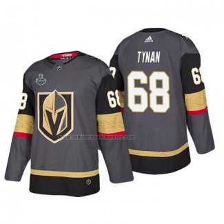 Camiseta Hockey Vegas Golden Knights Tj Tynan Bound Patch 2018 Stanley Cup Final Gris