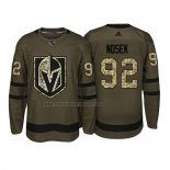 Camiseta Hockey Vegas Golden Knights Tomas Nosek 2018 Salute To Service Verde Militar