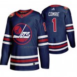 Camiseta Hockey Winnipeg Jets Eric Comrie Heritage Classic 2019-20 Azul