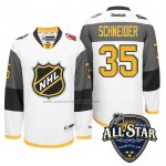 Camiseta Hockey 2016 All Star New Jersey Devils Cory Schneider Blanco